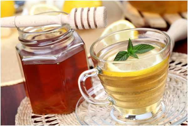 чай с мятой и лимоном