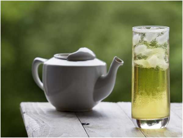 холодный зеленый чай