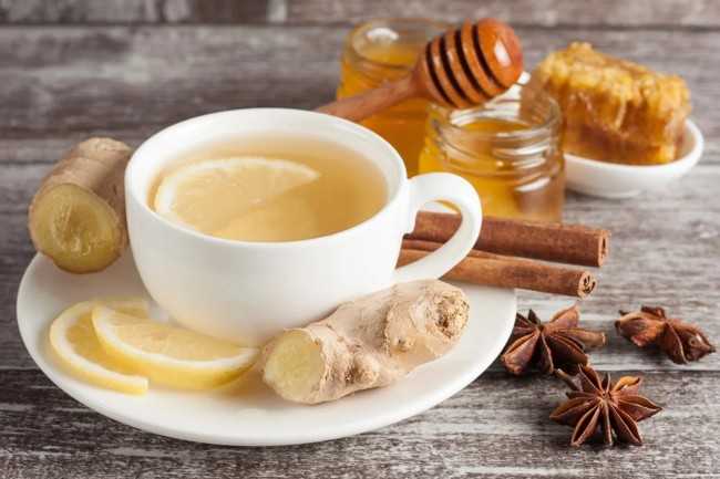 имбирный чай с корицей анисом и медом