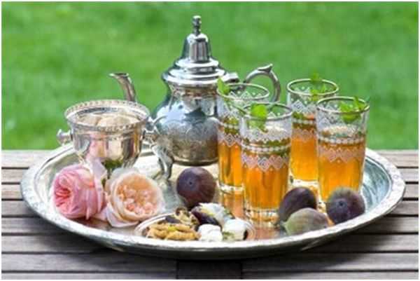 марокканский чай и инжир