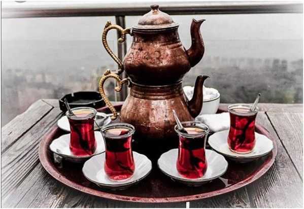 турецкие чайники и чашки