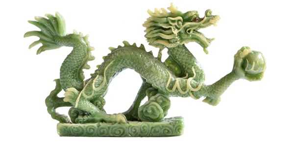зеленый дракон сувенир